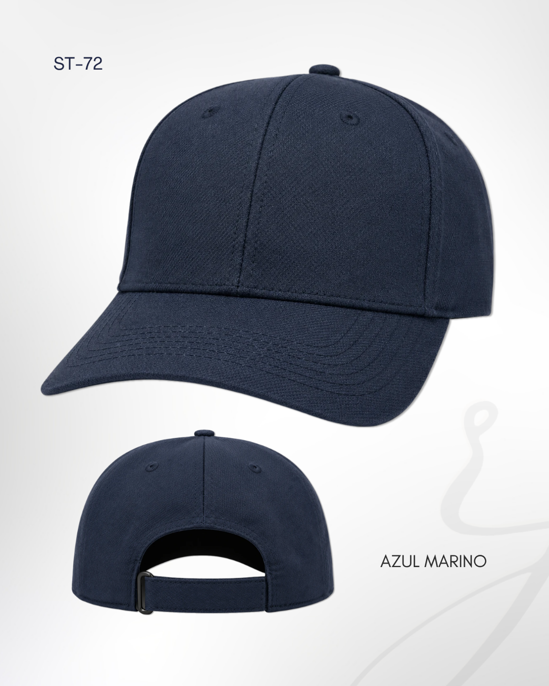 Gorra Microfibra ST-72 azul marino personalizada por RJIMPRESS